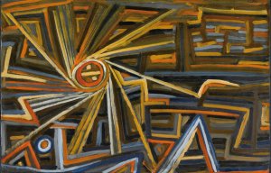 Strahlung Und Rotation by Paul Klee Oil Painting