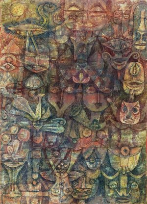 Strange Garden by Paul Klee Oil Painting