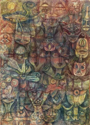 Strange Garden by Paul Klee Oil Painting