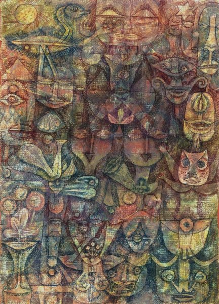 Main Product Photo of Strange Garden  Painting by Paul Klee