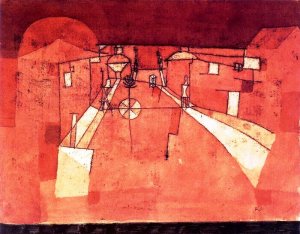 Street in the Camp Oil painting by Paul Klee