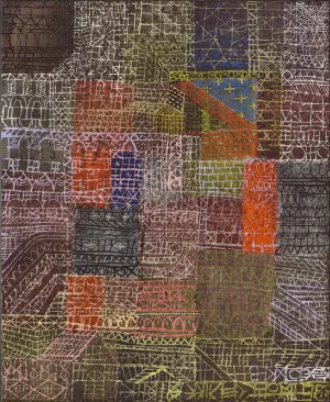 Structural II painting by Paul Klee