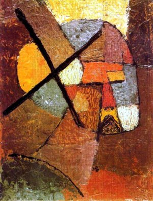 Stuck from the List Oil painting by Paul Klee