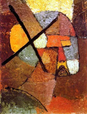 Stuck from the List by Paul Klee - Oil Painting Reproduction