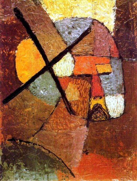 Stuck from the List by Paul Klee - Hand-Painted Oil Painting Reproduction