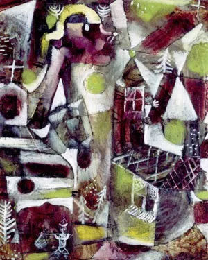 Swamp Legend painting by Paul Klee