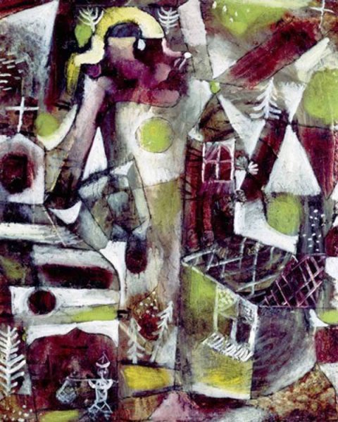Main Product Photo of Swamp Legend Painting by Paul Klee