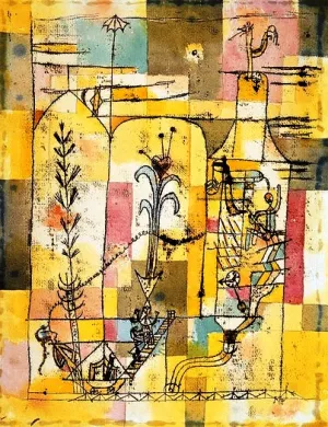 Tale a la Hoffmann by Paul Klee - Oil Painting Reproduction