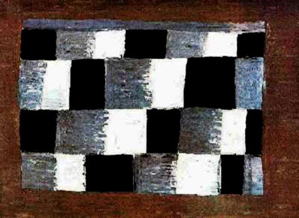 Main Product Photo of Tempo of Three, Quartered Painting by Paul Klee
