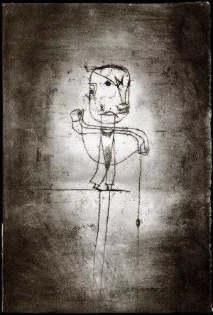 The Angler painting by Paul Klee