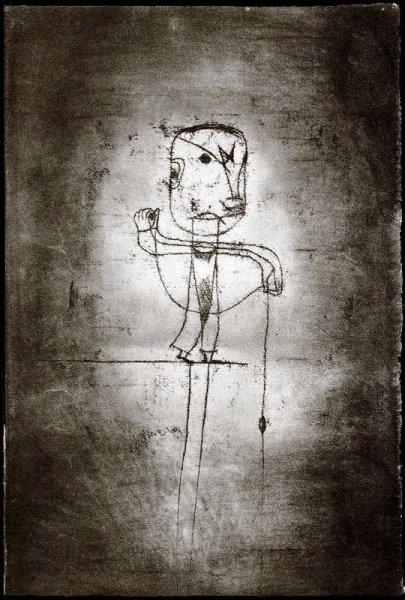 Main Product Photo of The Angler Painting by Paul Klee