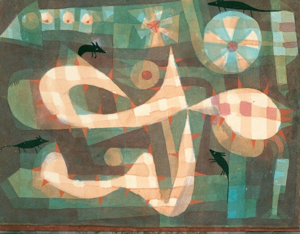 Main Product Photo of The Barbed Noose with the Mice  Painting by Paul Klee