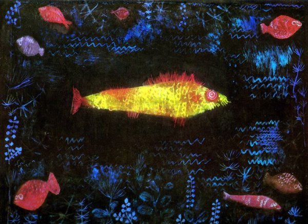 Main Product Photo of The Goldfish Painting by Paul Klee