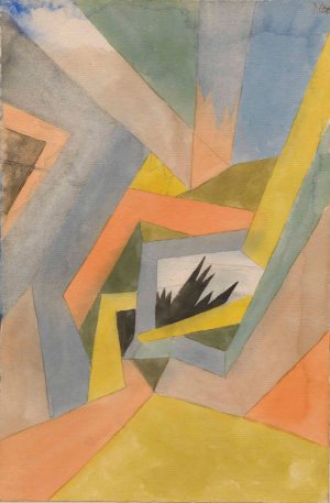 The Idea of Firs by Paul Klee Oil Painting