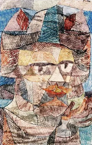 The Last of the Mercenaries by Paul Klee - Oil Painting Reproduction