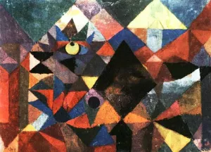 The Light and so Much Else by Paul Klee Oil Painting