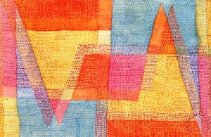 The Light and the Shade Oil painting by Paul Klee