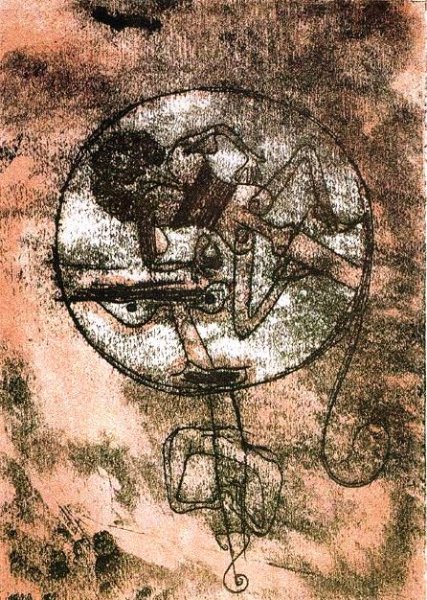 The Lover by Paul Klee - Hand-Painted Oil Painting Reproduction