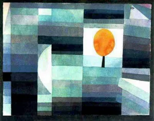 The Messenger of Autumn Oil painting by Paul Klee