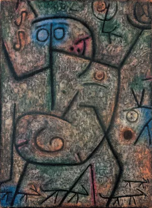 The Rumors by Paul Klee - Oil Painting Reproduction