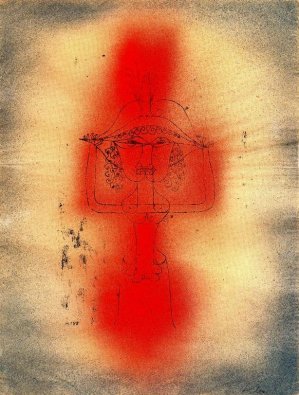 The Singer of the Comic Opera Oil painting by Paul Klee