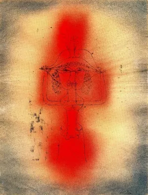 The Singer of the Comic Opera by Paul Klee Oil Painting