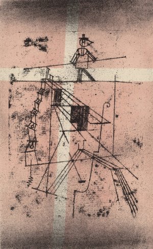 The Tight Rope Walker by Paul Klee Oil Painting