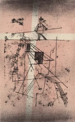 The Tight Rope Walker by Paul Klee Oil Painting