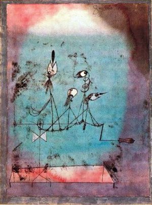 The Twittering Machine by Paul Klee Oil Painting