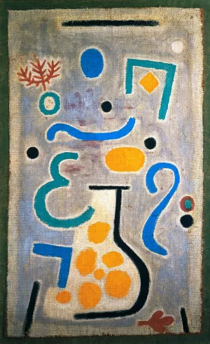 The Vase by Paul Klee - Oil Painting Reproduction