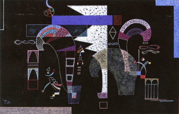 The White Form by Paul Klee - Hand-Painted Oil Painting Reproduction