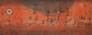 Tropical Gardening by Paul Klee Oil Painting