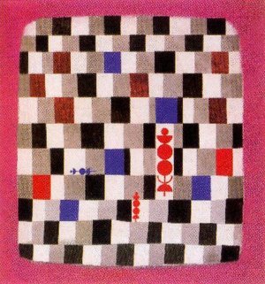 Uberschach by Paul Klee Oil Painting
