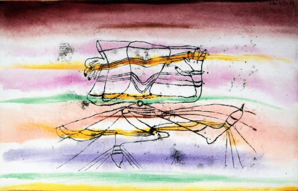 Veil Dance by Paul Klee - Hand-Painted Oil Painting Reproduction