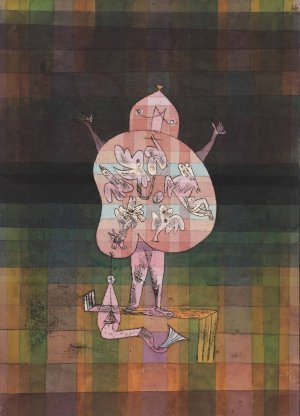 Ventriloquist and Crier in the Moor by Paul Klee Oil Painting