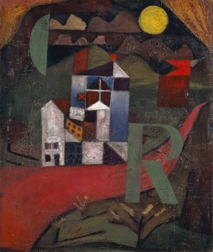 Villa R by Paul Klee Oil Painting