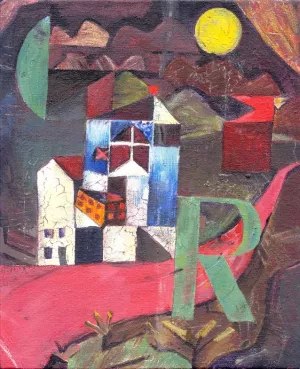 Villa R by Paul Klee - Oil Painting Reproduction