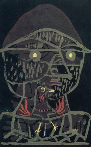 Vogelfanger by Paul Klee - Hand-Painted Oil Painting Reproduction