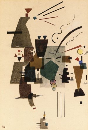 Warmed Cool Oil painting by Paul Klee