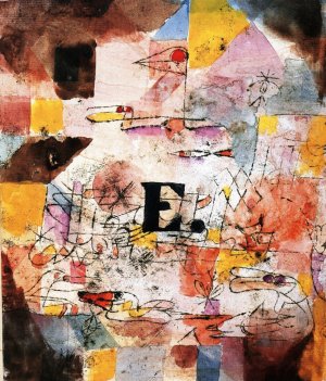 Waterfowl - Duck by Paul Klee Oil Painting