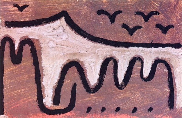 Wave by Paul Klee - Hand-Painted Oil Painting Reproduction