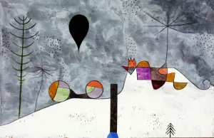 Winter Picture by Paul Klee Oil Painting