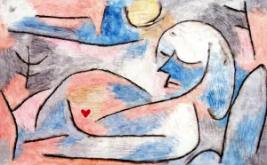 Winter Sleep by Paul Klee - Oil Painting Reproduction