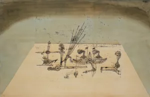 Yellow Harbor by Paul Klee Oil Painting
