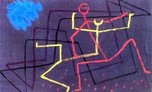 Yellow Succumbs Oil painting by Paul Klee