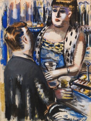 La Patronne by Paul Kleinschmidt Oil Painting