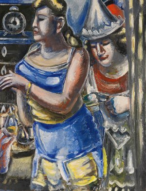 Zirkusdiva by Paul Kleinschmidt Oil Painting
