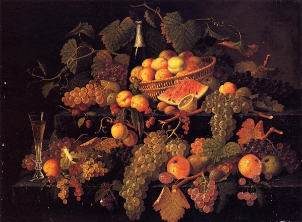 Nature's Bounty by Paul Lacroix - Hand-Painted Oil Painting Reproduction