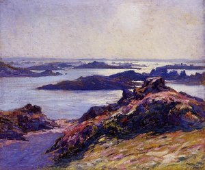 Islets at Brehat by Paul Madeline Oil Painting