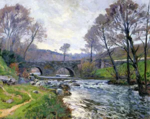Le Pont Charaud sur la Cedelle, Crozant Oil painting by Paul Madeline